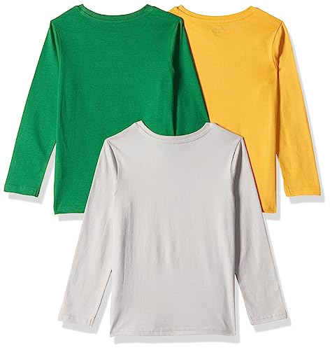 Image of Amazon Brand - Jam & Honey Boy's Printed Regular Fit Full Sleeves T-Shirt | Age 2-12 Years