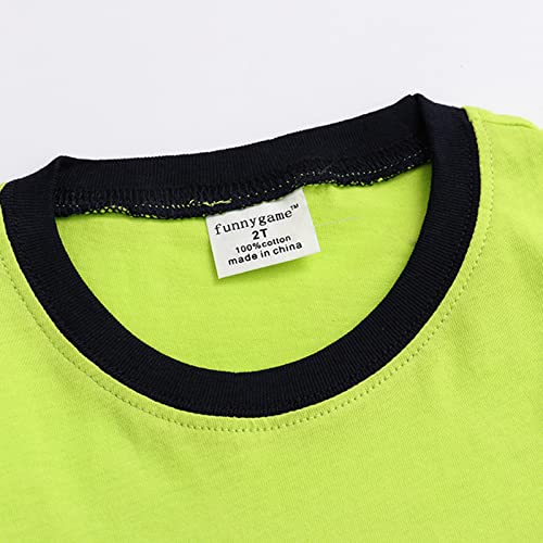 Baby Toddler Boy sSummer Outfit Short Sleeve T Shirt Top Casual Shorts Set Infant Newborn (Green, 12-18 Months)3