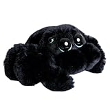 Jorkei Cute Spider Plush Toy - Soft Halloween Stuffed Animal, Valentine's Gift, Birthday Present for Kids & Adults (Black Blue)