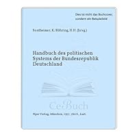 Handbuch des politischen Systems der Bundesrepublik Deutschland 3492023118 Book Cover