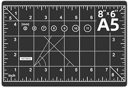 DIYSELF 8in×6in Cutting Mat, A5 Self Healing Cutting Mat, Craft Mat
