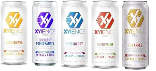 Xyience Energy Drink Variety Pack, 16 Ounce (16 Cans)