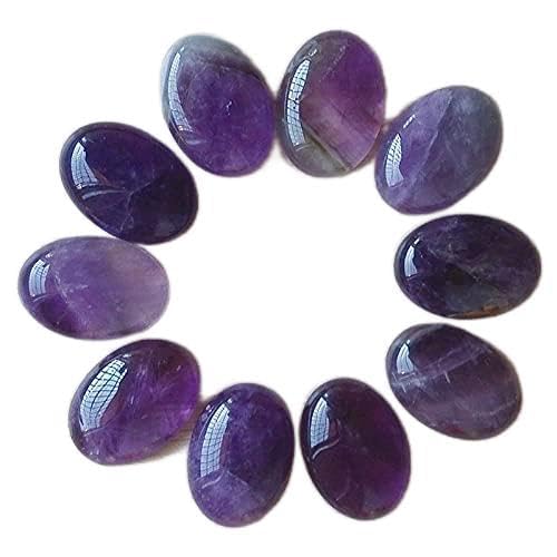 Pierre cabochon ovale améthystes naturelles JCAKES pour ateliers créatifs et bijoux fait main