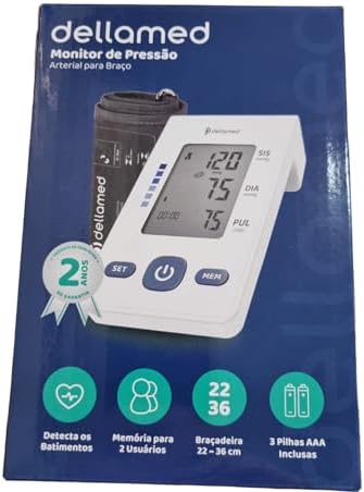 Aparelho de Pressão Digital Automático de Braço Dellamed