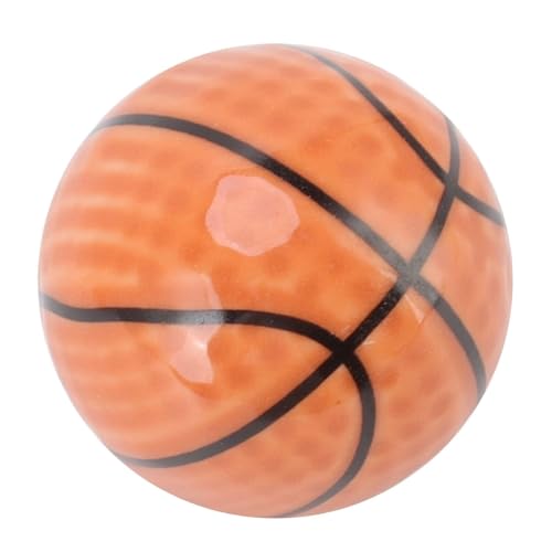 Cyrank Basketball-Schrank-Schubladen-Türgriffe, 6er-Set, Kugeltyp, Einzelloch, für Kinder, Kommoden, Schubladen, Schreibtischgriffe, Sport, Kinderzimmer, Küche, Schlafzimmer, Dekoration