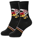 BUENWAZ Maryland Flag Socks for Men & Women - Fun Maryland Gifts, Novelty Blue Crab Socks for Marylander, 1 Pair