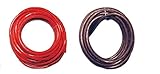 IMC AUDIO 20 Ft - 8 Gauge Power Wire 10 Feet Red 10 Feet Black GA Guage Ground AWG