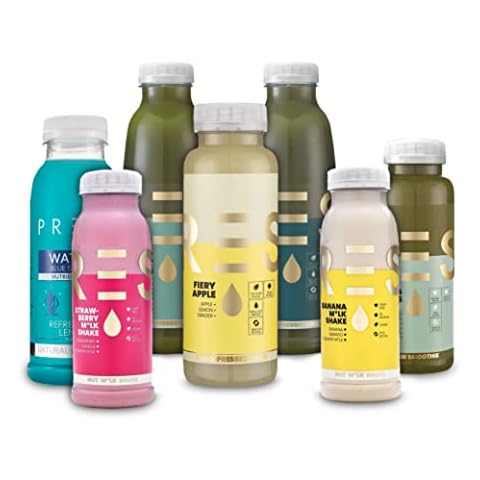 Press London- Softcore- 3 Day Juice Cleanse- Meal Replacement for Diet- Celery, Green & Apple Juice, Milk & Water, Low carb for Women and Men Cover