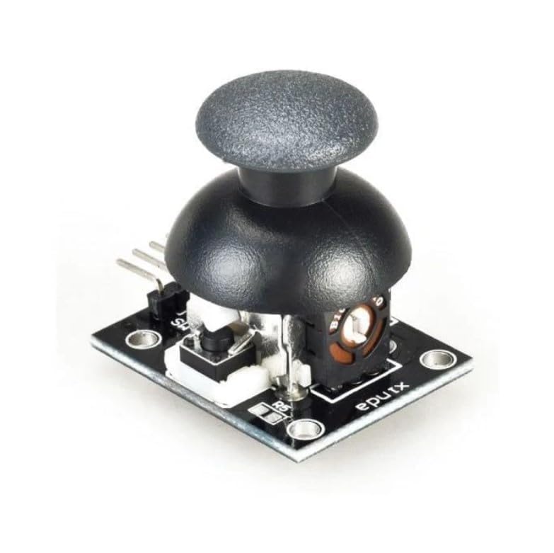 Image of SP ELECTRON PS2 Breakout Sensor Multi-Directional Dual Axis High-Precision Joystick Module with Built-in Switch for Robotics (Pack of 1)
