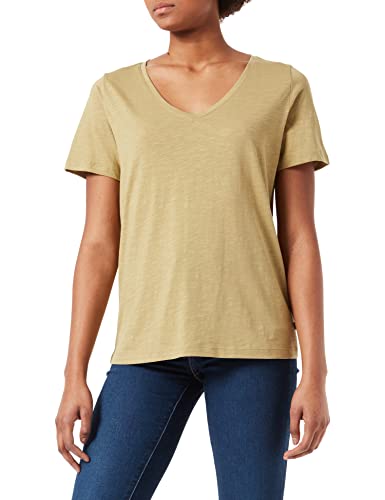 Edc by Esprit V-Neck Basic T-Shirt, 315/Leaf