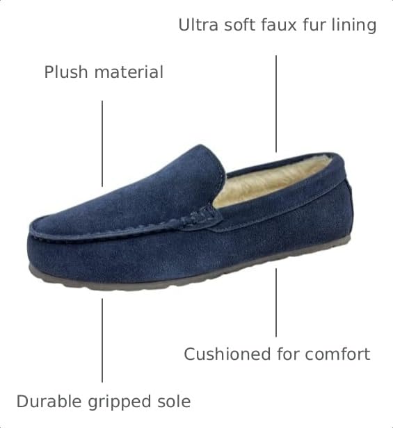 Image of Clarks Men's, Plush Fur Venetian Slipper