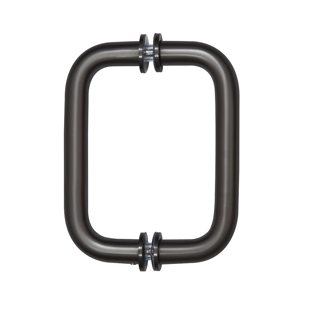 CRL 6" Oil Rub Bronze Tubular Back-to-Back 3/4" Diameter Shower Door Pull Handles