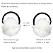 ZLYC Womens Girls Winter Fashion Adjustable Faux Fur EarMuffs Ear Warmers, White