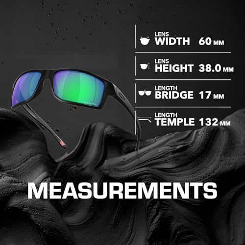 Image of Oakley GIBSTON OO9449 Rectangle Shape Sunglasses With Official Eyewear Kit | Men's Sunglasses