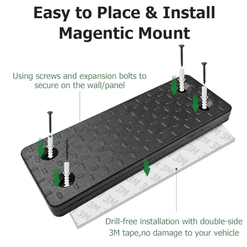 Magnetic Gun Mount Holster for Car