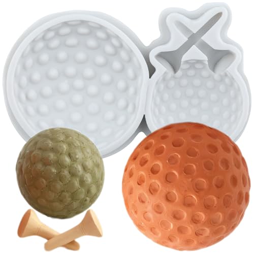 MYPRACS Golf Ball Silicone Molds Golf Ball Fondant Candy Chocolate