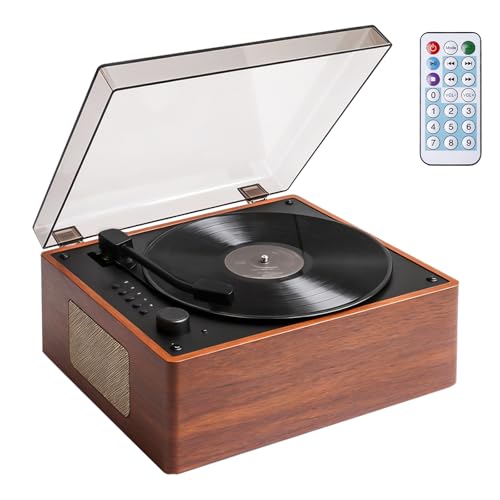 CD Player Tragbar mit Bluetooth 5.1, Retro CD-Player mit Dual Stereo Lautsprecher Fernbedienung Wiederaufladbar CD Spieler Unterstützt USB/AUX Wiedergab Kopfhörerbuchs...