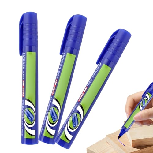 Vitsrisea Rotuladores permanentes – Lápices impermeables a base de , 3 unidades, lápices de pintura, para madera, metal, lienzo, cerámica, tela, piedra, neumáticos