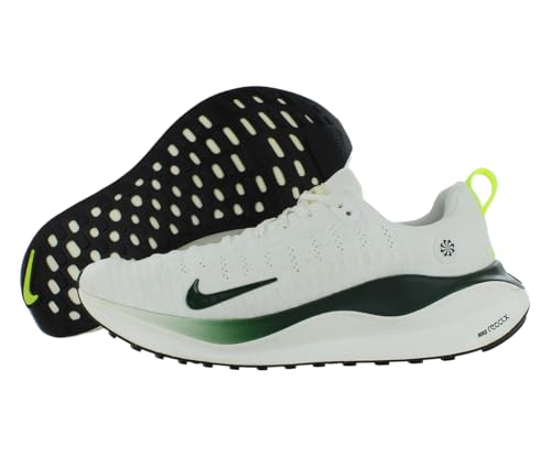 Nike InfinityRN 4 Men's Road Running Shoes (FZ4019-100, White/Volt/Sail/Pro Green), White/Volt/Sail/Pro Green, 9 UK