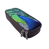 Jolie trousse avec compartiment de rangement en maille et sangle élastique pour stylos. La double fermeture éclair à rabat vous permet de tout voir en un coup d'œil