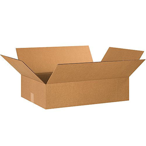 Image of TAPE LOGIC 24x16x6 Flat Corrugated Boxes, Flat, 24L x 16W x 6H, Pack of 20 | Shipping, Packaging, Moving, Storage Box for Home or Business, Strong Wholesale Bulk Boxes