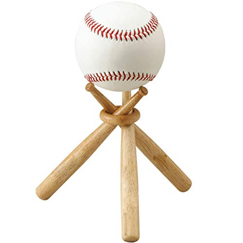 TIHOOD Support de Baseball en Bois Cover