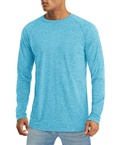 MAGCOMSEN Long Sleeve Shirts for Men Dry Fit UPF 50