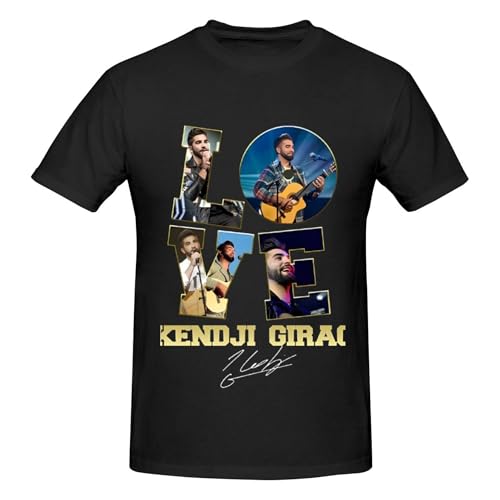 RLHRJEFZ Kendji France Girac T-Shirt en Coton pour Homme à Manches Courtes et col Rond Coupe Classique Respirant T-Shirts Basiques Hauts d'été...