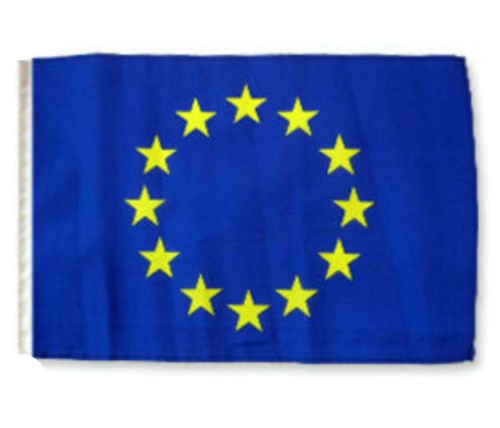 AES 12x18 12''x18'' European Union Sleeve Flag Boat Car Garden Best Garden Outdor Decor Polyester Material Flag Premium Vivid Color and UV Fade