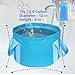 YoTmake Ionic Detox Foot Bath SPA Machine, Ionic Cleanse Detox Foot Bath Spa Machine with Blue Bucket for Health Care Personal Home Travel