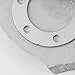 LT Easiyl 2Pcs 6 Holes Brake Gasket Spacer 55x44x2.5mm for Electric Bicycle Silver 2.5mm