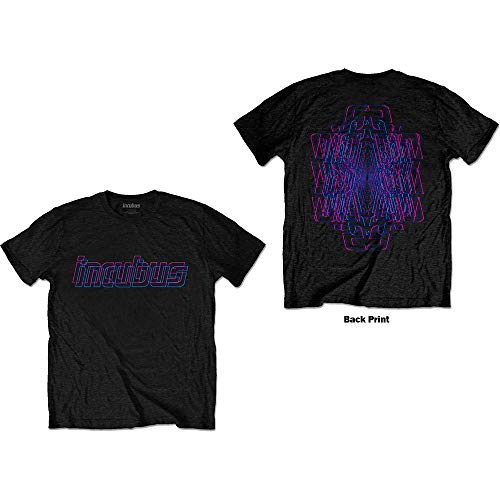 Incubus Trippy Neon Official Tee T-Shirt Mens Unisex (X-Large)