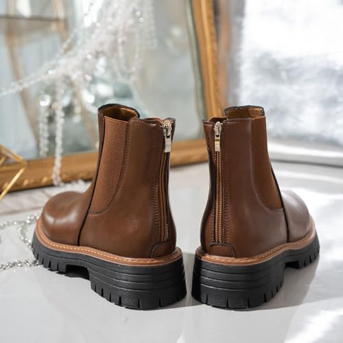 Bottes courtes style britannique au design décontracté d'automne - 5