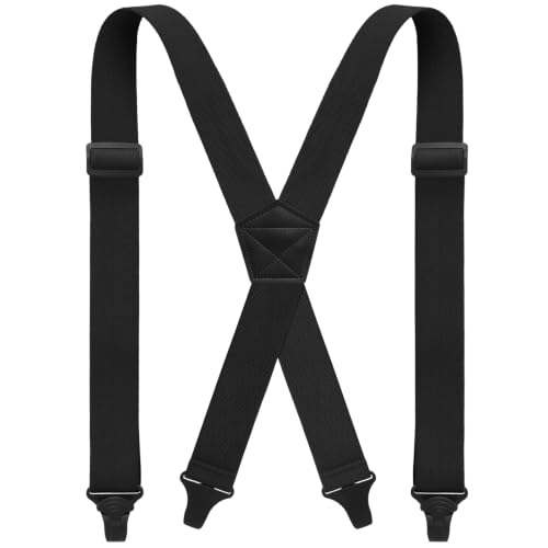 Image of Janmercy Men X-Back Hidden Suspender Airport Friendly
