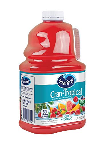 Image of Ocean Spray Cran-Tropical Cranberry Tropical Juice Drink, 101.4 Fl Oz Bottle (Pack of 6)