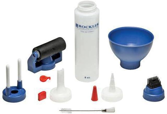 Rockler 458708 Glue Application Set 8pce 8pce , Black