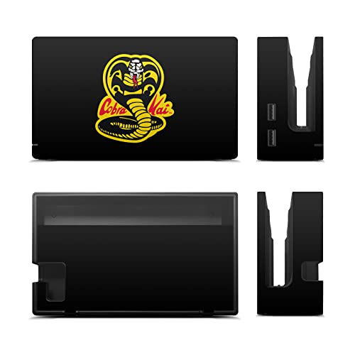 Autocollant vinyle Cobra Kai pour Nintendo Switch skin protection console et dock