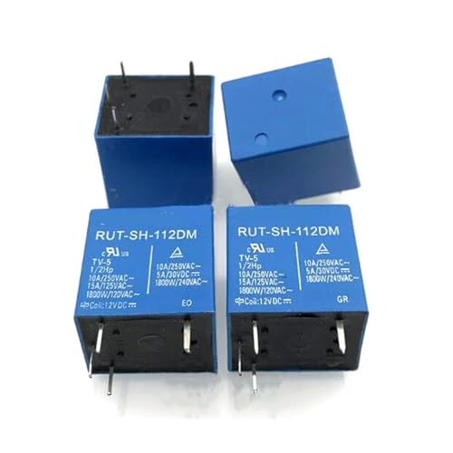 Relais RUT-SH-112DM 12V anti-surcharge pour sécuriser les circuits imprimés 10A