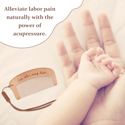 Ziliny 3 peines para parto de madera para mujeres miniatura 4