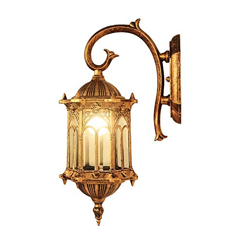 Applique murale rétro étanche extérieur luminaire E27 pour couloir