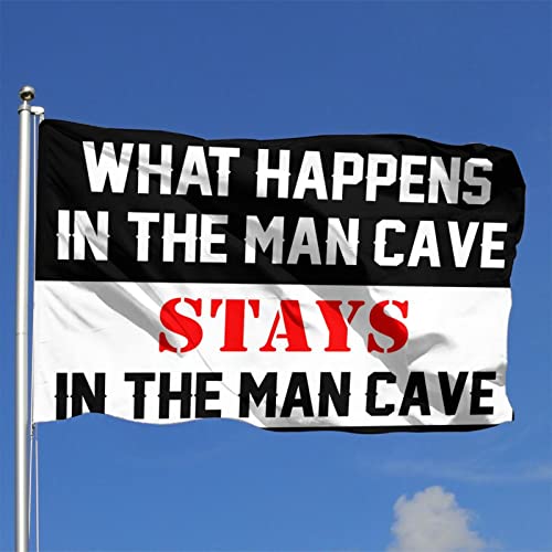 Drapeau déco extérieure Man Cave, idée cadeau pour chambre d'étudiant