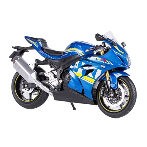 Suzuki GSX-R1000 1:12 modèle réduction moto course alliage bleu