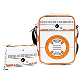 Star Wars Bag and Wallet Combo, Star Wars BB 8 Droid Body White, Vegan Leather