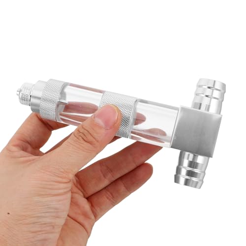 Diffuseur de Co2 pour plantes d'aquarium DOITOOL en acier inoxydable avec compte-bulles