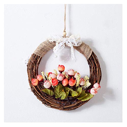 Couronne de porte d'entrée végétale pour illuminer votre intérieur