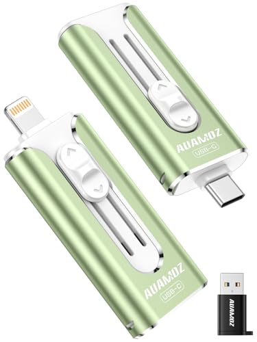 Clé USB double interface 256 Go compatible iPhone Android PC pour transfert de données