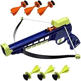 Real Crossbow Set for Kids with 6 Suction Cup Darts, Fun Bow and Arrow Archery Set Ideal for Indoor and Outdoor Games, New in Box
