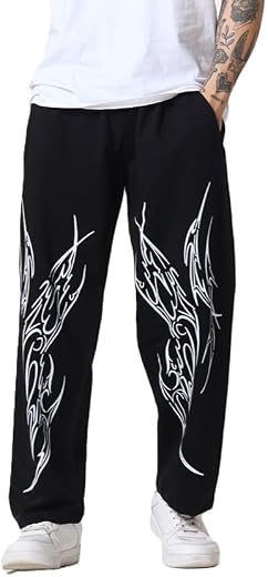 GOD | Dawn Black Straight FIT Baggy Jogger | Unisex