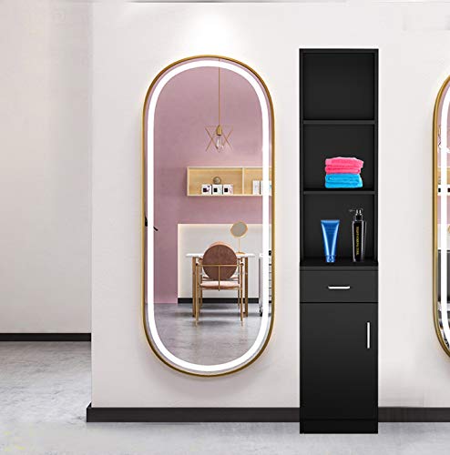 Miniatura 3 de SSLine Equipo de peluquería para peluqueros de almacenamiento de salón de belleza, estaciones de carrito, estaciones de salón de belleza con 2