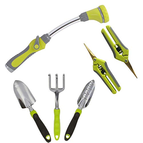 Set de herramientas básicas para jardinería miniatura 1